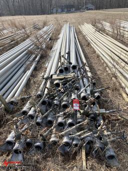 ALUMINUM IRRIGATION PIPE, 3'', 35' LONG [QTY. 40]