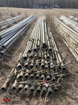 ALUMINUM IRRIGATION PIPE, 3'', 35' LONG [QTY. 40]