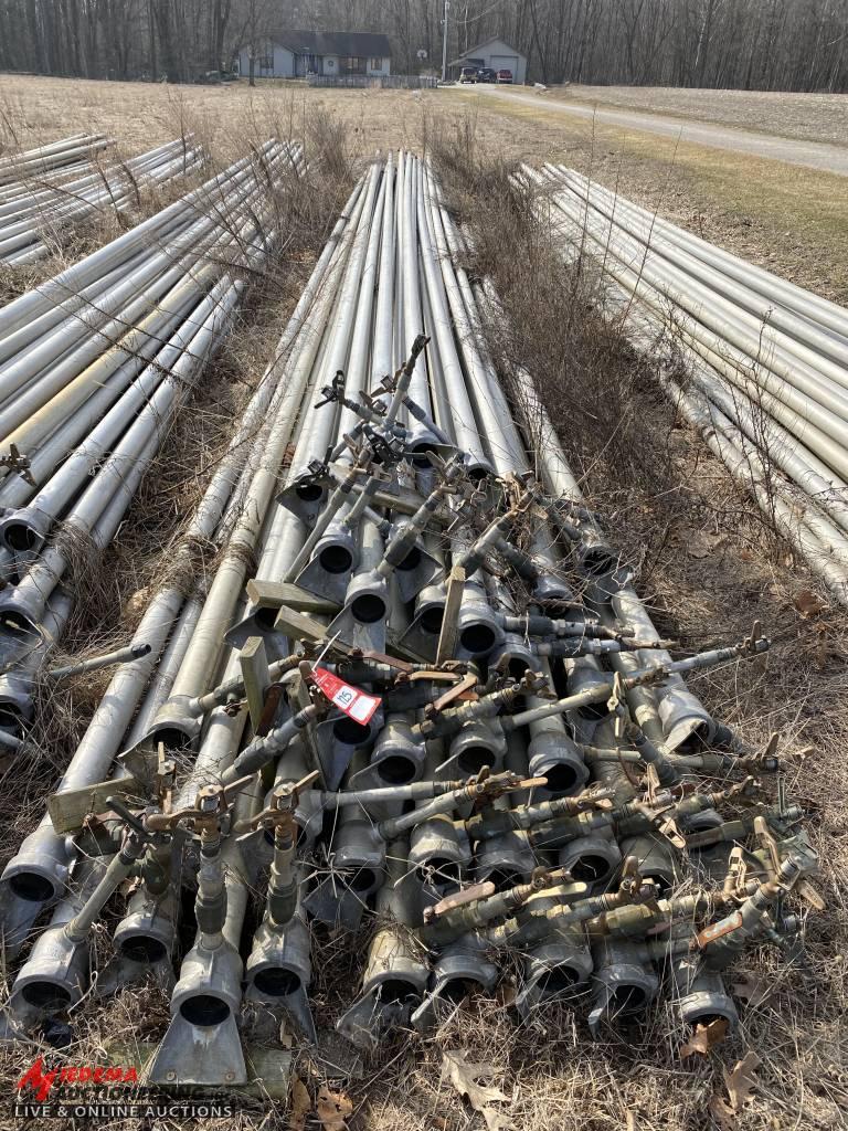 ALUMINUM IRRIGATION PIPE, 3'', 35' LONG [QTY. 40]