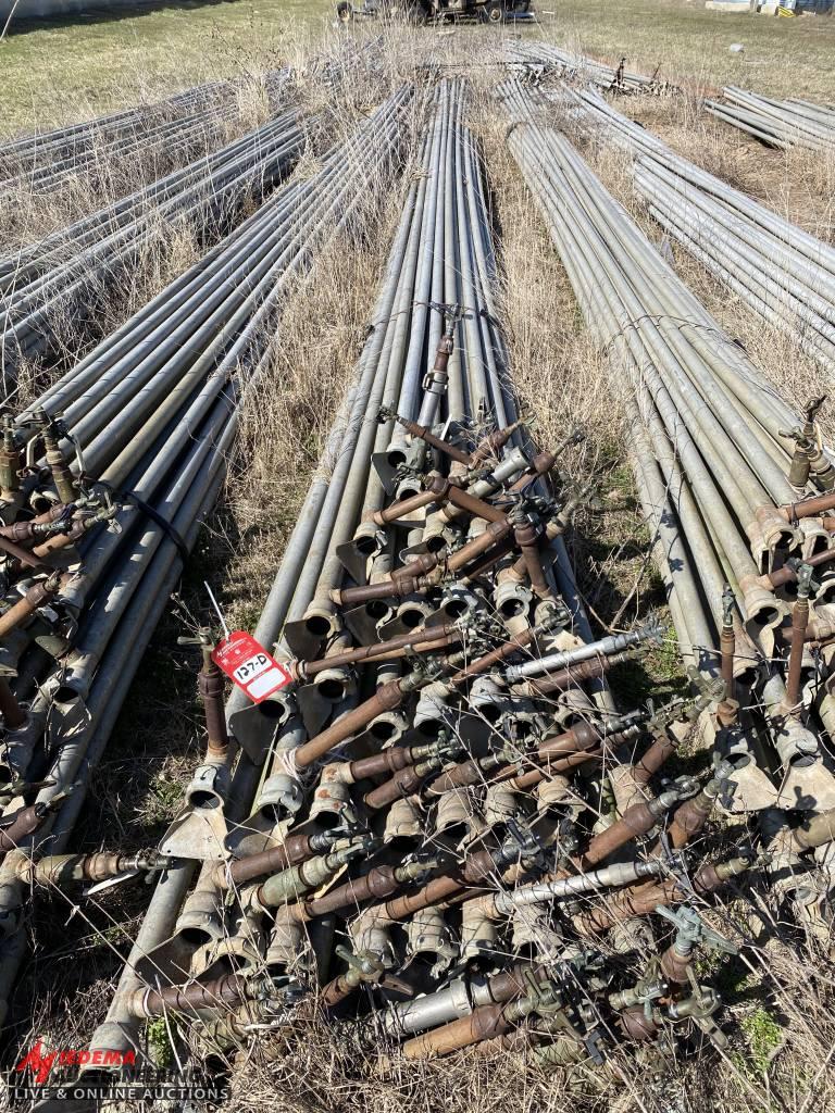 ALUMINUM IRRIGATION PIPE, 2'', 40' LONG (LOCATED BEHIND GREENHOUSES)