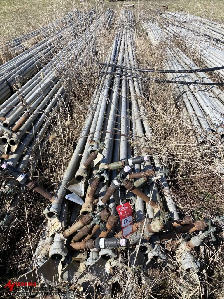 ALUMINUM IRRIGATION PIPE, 2'', 40' LONG (LOCATED BEHIND GREENHOUSES)