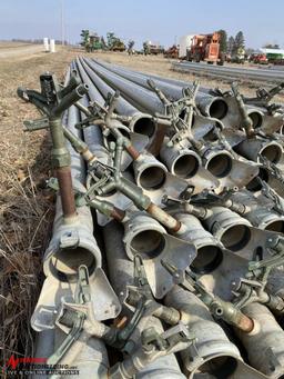 ALUMINUM IRRIGATION PIPE, 4'', 40' LONG [QTY. 67]