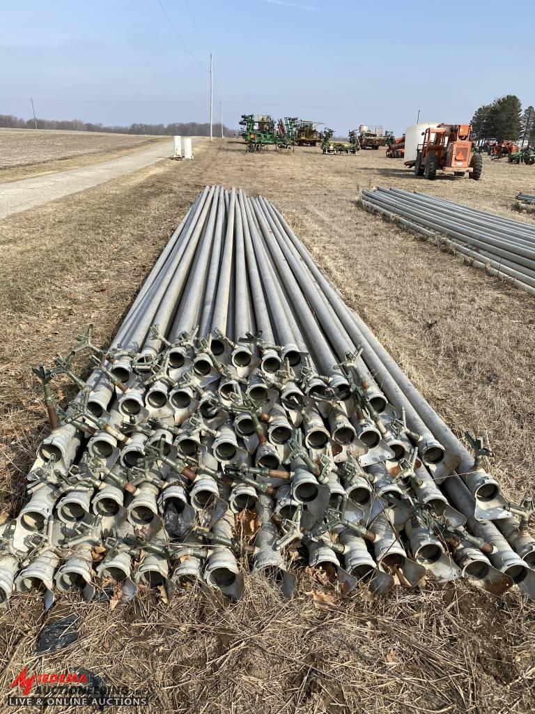 ALUMINUM IRRIGATION PIPE, 4'', 40' LONG [QTY. 67]