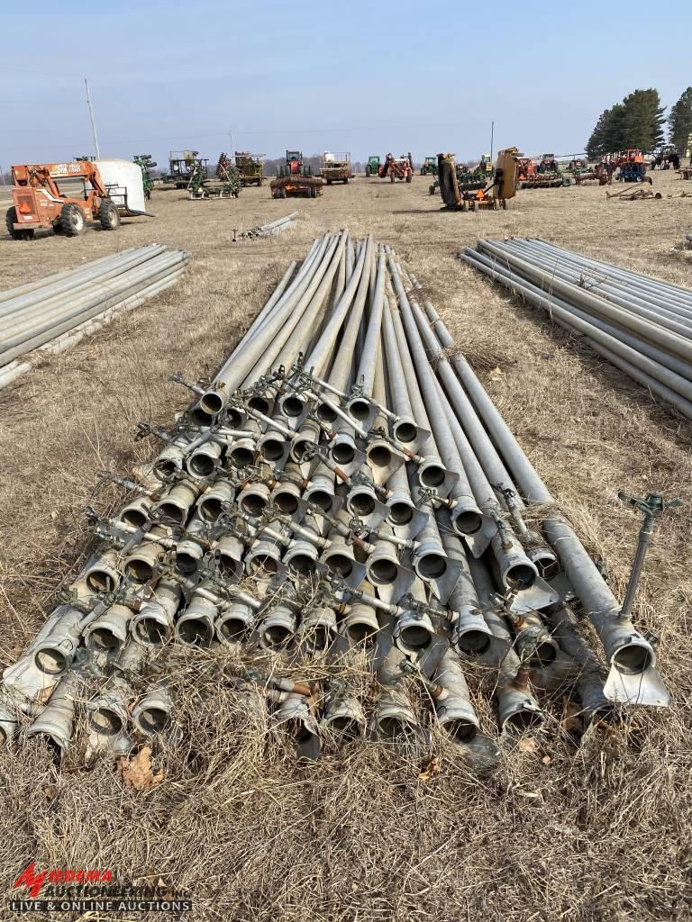 ALUMINUM IRRIGATION PIPE, 4'', 40' LONG [QTY. 61]