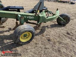 JOHN DEERE 3700 10-BOTTOM PLOW, ON LAND, S/N: A03700X010508