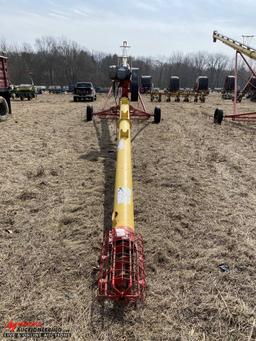 WESTFIELD WR 80-61 TRANSPORT AUGER, 8'', 61' LONG, ELECTRIC MOTOR