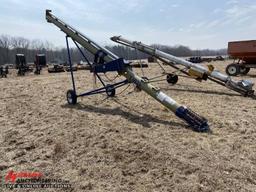 HARVEST INTERNATIONAL T1032 TRANSPORT AUGER, 10'', 32' LONG, ELECTRIC MOTOR IS BAD