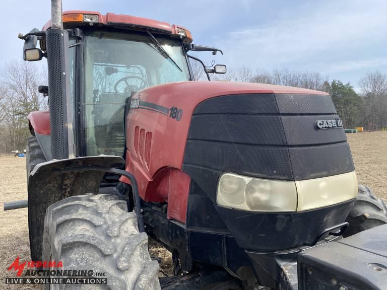 CASE 180 PUMA TRACTOR, 4WD, 3PT, 3-REMOTES, PTO, FRONT WEIGHTS, 18.4R42 TIRES, 2536 HOURS SHOWING, S