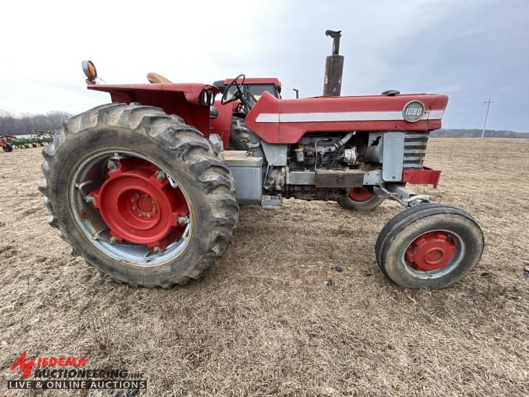 MASSEY FERGUSON 1080, DIESEL, 3PT, PTO, 2 HYD OUTLETS, 16.9-38 REAR TIRES, S/N: 9B32546