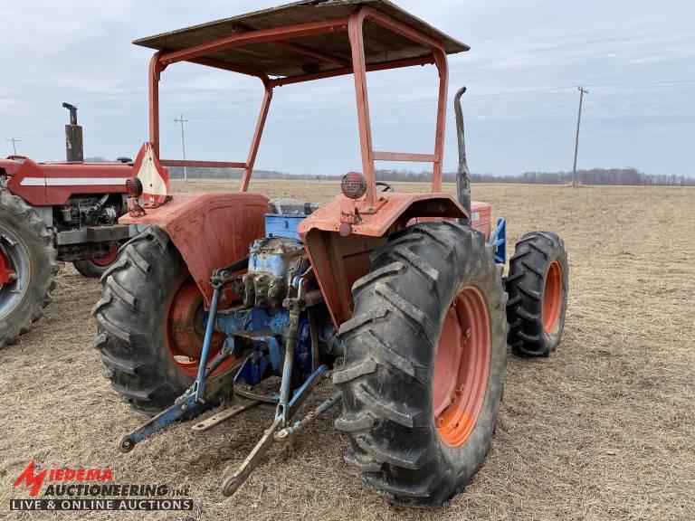 SAME CORSARO 70 TRACTOR, 4WD, 3PT, PTO, 1 HYD OUTLET, 16.9-30 REAR TIRES, 12.4-24 FRONT TIRES