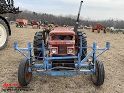 KUBOTA M4500, DIESEL, 3PT, PTO, 1 HYD OUTLET, 14.9-28 TIRES, 3470 HOURS SHOWING, S/N: 10077