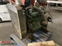 JOHN DEERE DIESEL ENGINE WITH PUMP HOUSING MOUNTS