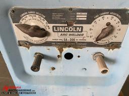 LINCOLN ARC WELDER, MODEL SA200-F-163, 200-AMPS, S/N: A698861, HAS NOT BEEN RUN FOR SEVERAL YEARS