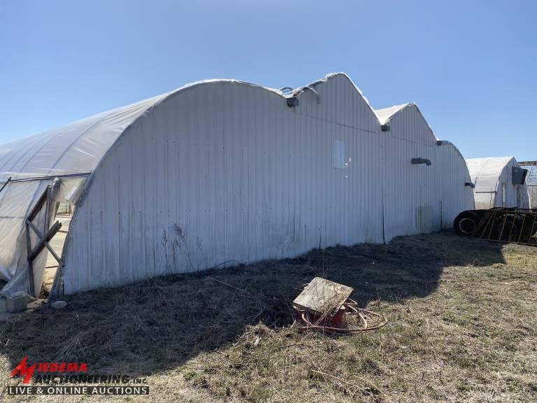 GREENHOUSE, APPROX 145' X 65', BUYER RESPONSIBLE FOR REMOVAL