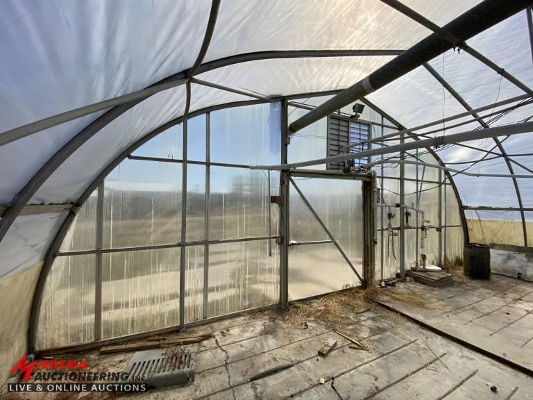 GREENHOUSE, APPROX 150' X 32' BUYER RESPONSIBLE FOR REMOVAL