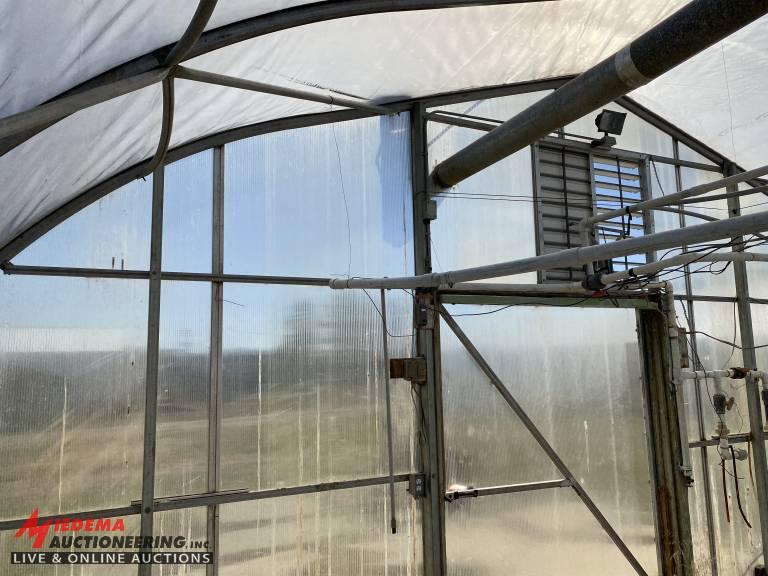 GREENHOUSE, APPROX 150' X 32' BUYER RESPONSIBLE FOR REMOVAL