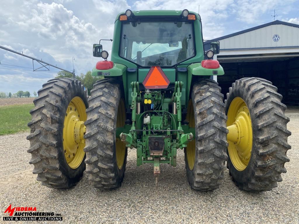 2006 JOHN DEERE 7420 TRACTOR, 3PT, PTO, 2-REMOTES, 420-80R46 REAR DUALS, FRONT WEIGHTS [15], POWER Q