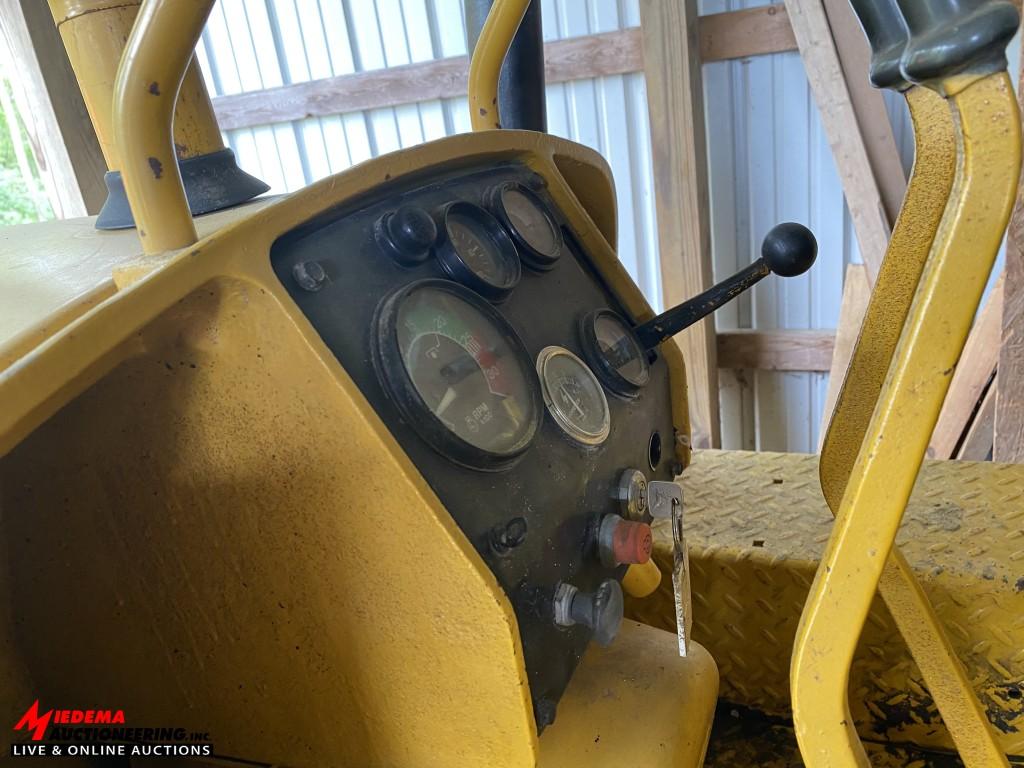 JOHN DEERE 450C DOZER, 6-WAY BLADE, OROPS WITH SWEEPS, 16'' TRACKS, 8429 HOURS SHOWING, S/N: 450CC26