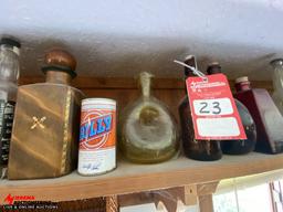 ASSORTED EMPTY BOTTLES