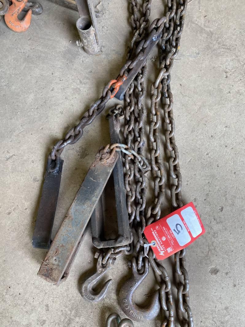 ASSORTED LINK CHAIN, 16' & 8'