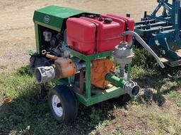 RAIN-FLO TOWABLE IRRIGATION PUMP, 26-HP KOHLER ENGINE, NEW BEARINGS & SEALS IN THE PUMP, 4''