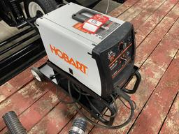 HOBART HANDLER 140 WELDER WITH CART, 115V, WIRE WELDER, 25-140 AMP OUTPUT, S/N: MA120765Y