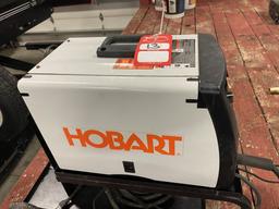 HOBART HANDLER 140 WELDER WITH CART, 115V, WIRE WELDER, 25-140 AMP OUTPUT, S/N: MA120765Y