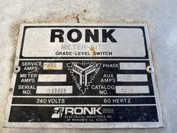 RONK GRADE LEVEL SWITCH, 400 SERVICE AMPS, SINGLE PHASE