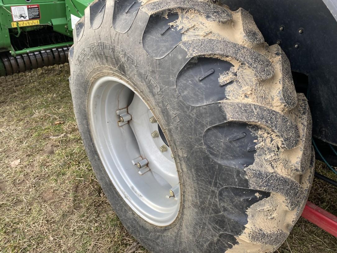 TYM T603 TRACTOR, TYM LT600 LOADER, CAB, MFWD, 3PT, 540 PTO, 2-HYD. OUTLETS, 16.9-24 REAR TIRES, 12X