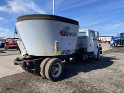 1995 FREIGHTLINER SINGLE AXLE MIXER TRUCK, 5.9L CUMMINS DIESEL, 6-SPEED TRANS, AIR BRAKES, PENTA 412