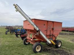 GRAVITY BOX WITH 6'' X 10' AUGER, HERCULES 10-TON GEAR