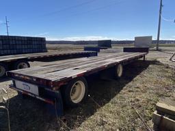 1996 WABASH TANDEM SPREAD AXLE DROP DECK TRAILER, TANDEM AXLE, SPREAD AXLE, 48', 11' UPPER DECK, 37'