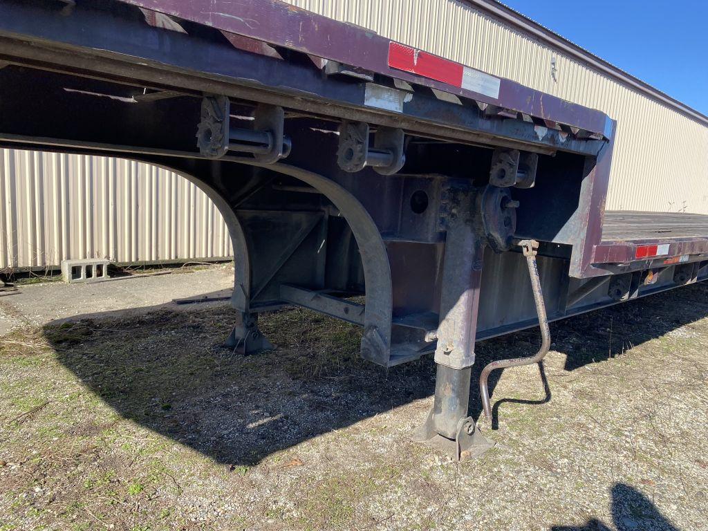 1996 WABASH TANDEM SPREAD AXLE DROP DECK TRAILER, TANDEM AXLE, SPREAD AXLE, 48', 11' UPPER DECK, 37'