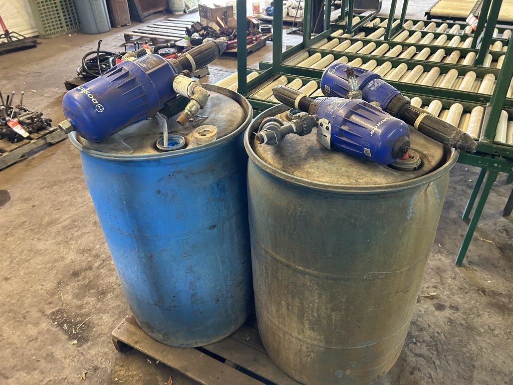 DOSATRON INJECTORS (3), BARRELS (2)