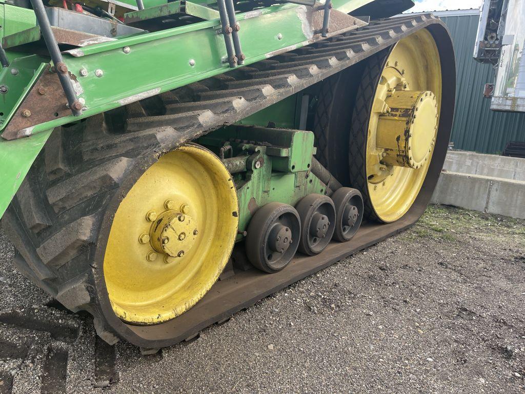 JOHN DEERE 8200T TRACK TRACTOR, 20 FRONT WEIGHTS, 3PT, PTO, 3 REMOTES, QUICK ATTACH, 25'' TRACKS, 56