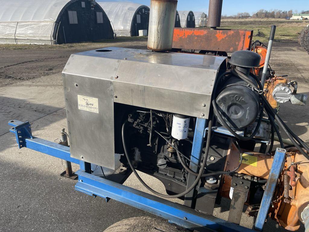 BEI IRRIGATION PUMP, CUMMINS 3.9L DIESEL ENGINE, BERKELEY B4 PUMP, 4940 HOURS SHOWING