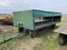 PLANT WAGON, 16' X 8', ON JOHN DEERE 6-TON GEAR