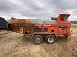 2005 BAGELA  BA 10000 ASPHALT RECYCLER, TANDEM AXLE, KUBOTA DIESEL ENGINE, HAS FIRE DAMAGE, FOR PART