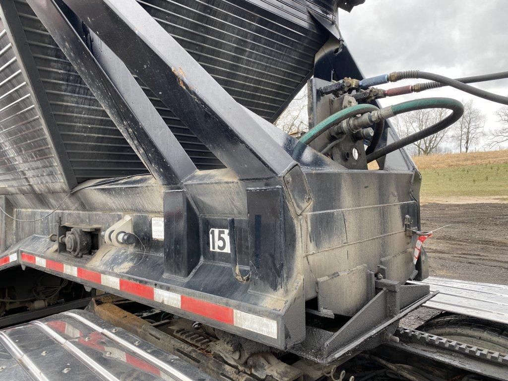 1996 RED RIVER 8-AXLE LIVE BOTTOM TRAILER, GVWR 135,000 LBS, APPROX. 45-TON CAPACITY, TARP, VIN: 1R9