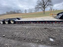 2004 PHELAN TRI-AXLE LOWBOY TRAILER, GVWR 120,900 LBS, TOOL BOX, 50-TON, 24' WELL, VIN: 40FS04930400