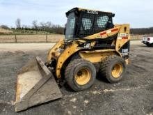 2005 CAT 248B HIGH FLOW XPS SKID STEER, CAB, BUCKET, POWER QUICK ATTACH, JOYSTICK CONTROLS, HEAT/AC,