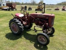 MCCORMICK FARMALL SUPER A TRACTOR, PTO, 11.2-24 REAR TIRES