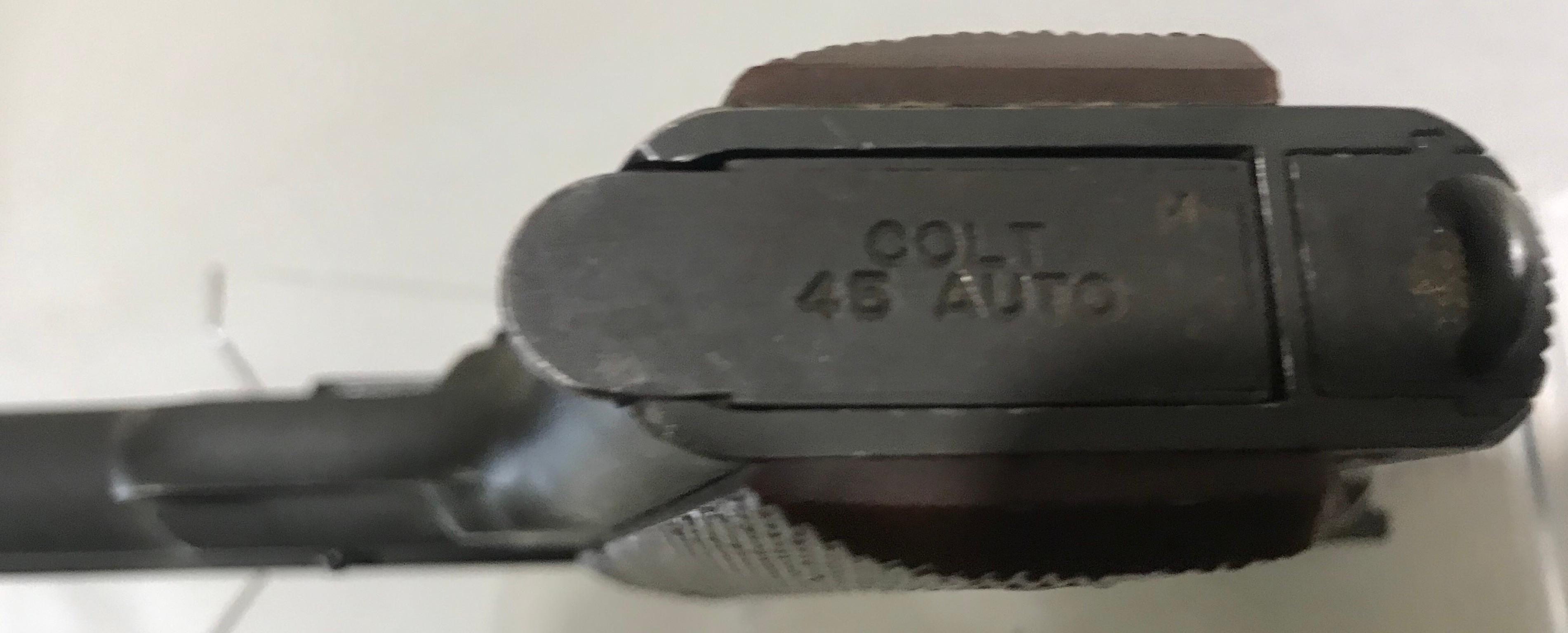 Colt US Army M1911A1 .45 Pistol