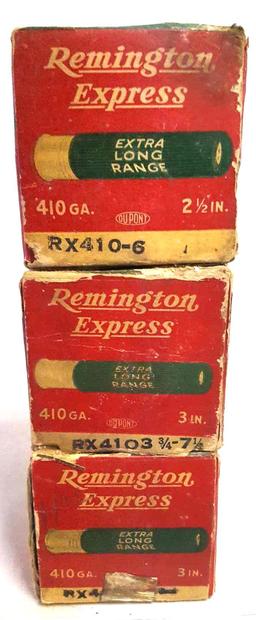 (3) Remington Express .410