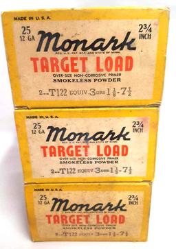 (3) Federal Monark 12GA Target Load