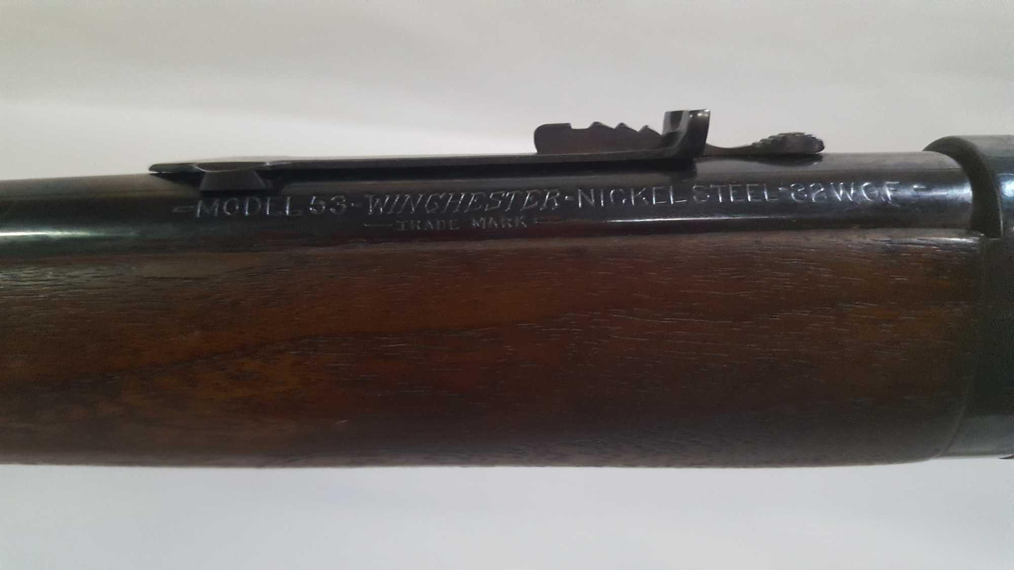 Winchester Model 53 .32 With Center Fire