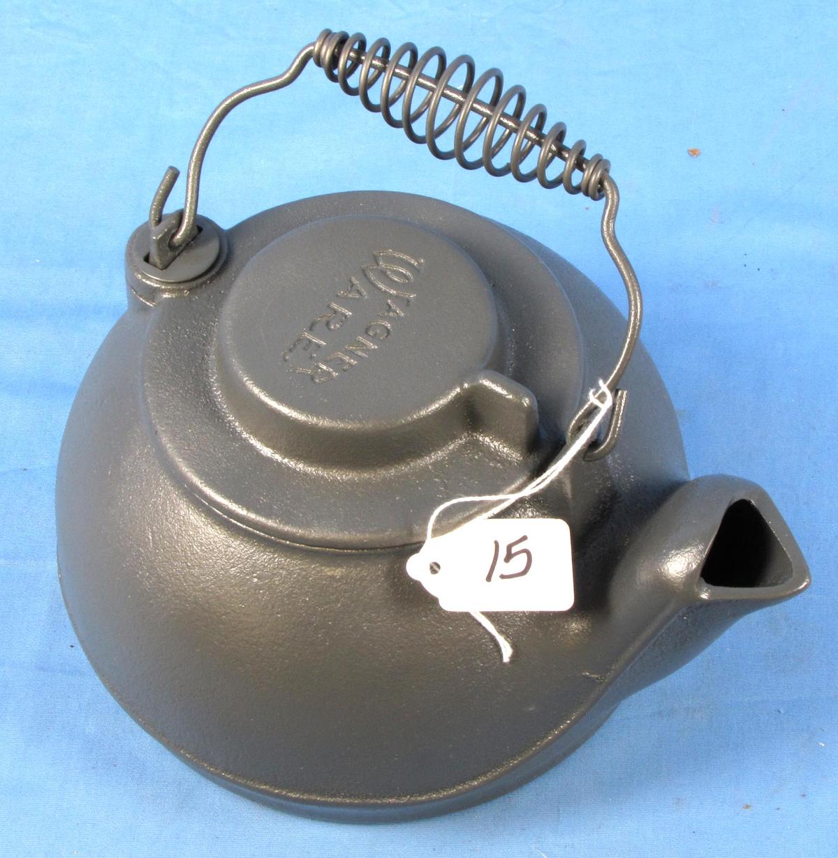 Tea Kettle; Wagnerware; Late; Stay Cool Hndl.