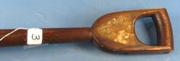 Shovel; #2; Square Pt; D-hndl; W/partial Paper Label; Winchester