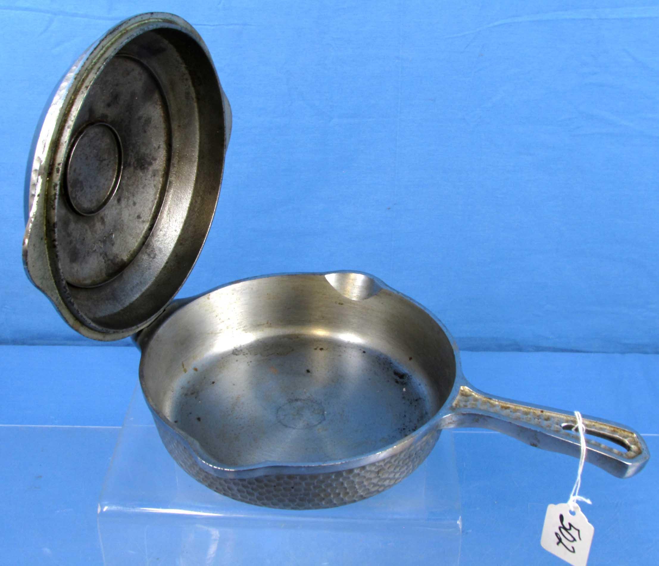 No. 5 Hinged Skillet; Hammered; Griswold Sl; Erie Pa; Chrome; P/n 2095/2015