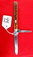 Keen Kutter 2 Blade "physician" Pocket Knife W/stag Handle (#2003)
